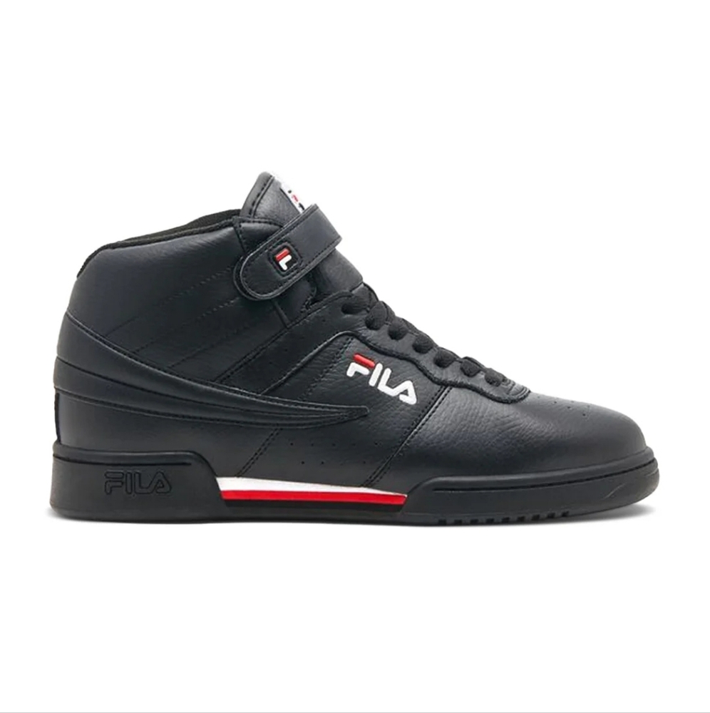 New Fila F-13 Black and Red High-Top Sneakers Size 11 Kid's